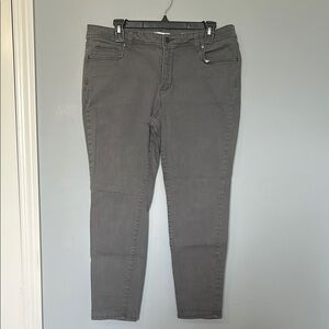 Sonoma Classic Gray Skinny Jeans for Women size 16s